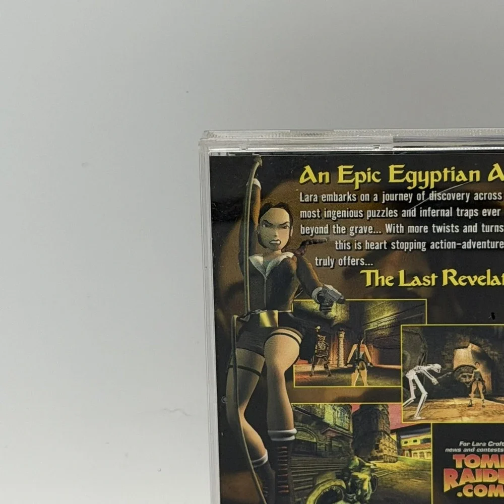 Tomb Raider The Last Revelation Sony PlayStation 1 PS1 Action Game Eidos 1999